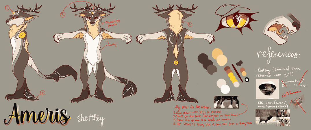Complex Reference Sheet (Anthro)